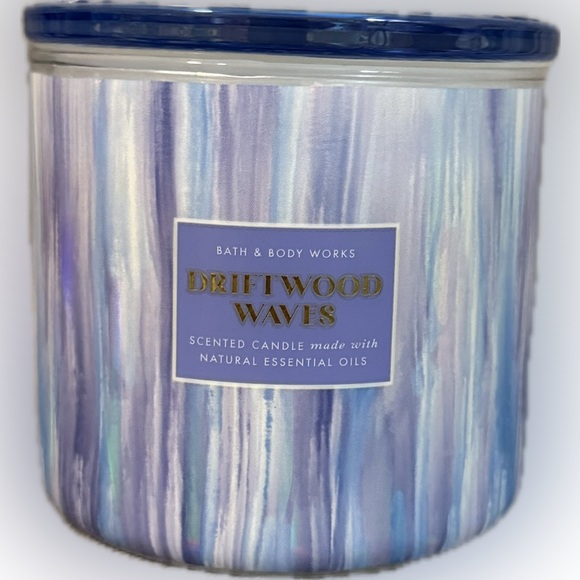 🌊BATH AND BODY WORKS🌊Driftwood Waves 3-Wick Candle/NWT - Picture 3 of 6